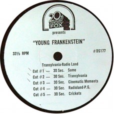 YOUNG FRANKENSTEIN Transylvania Radio Land (20th Century Fox DS 177) USA 1974 one sided 7" EP (Radio-promo-spots)